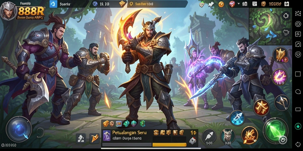 Menampilkan aksi pertarungan seru dalam dunia ARPG yang penuh tantangan.