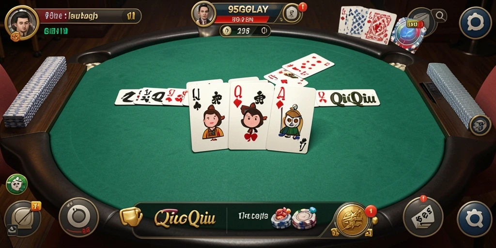 Tampilan gameplay QiuQiu yang seru di 95PGPLAY.