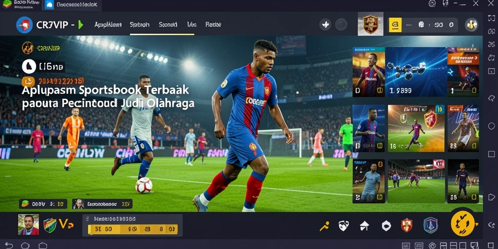 Tampilan gameplay yang menarik di aplikasi Sportsbook CR7VIP.