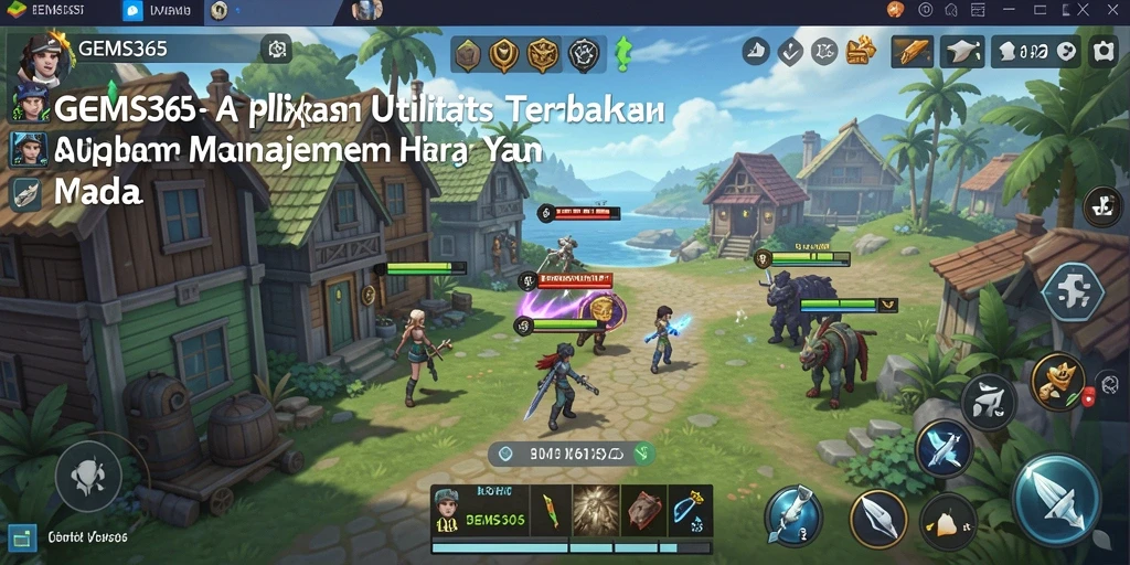 Tampilan antarmuka menarik GEMS365 yang memudahkan manajemen aktivitas.