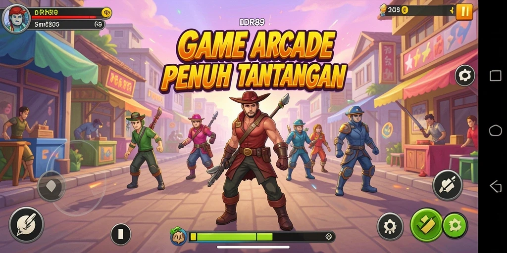 Screenshot gameplay IDR89 menampilkan aksi seru dalam permainan Arcade.