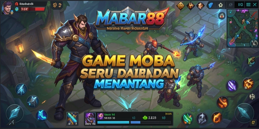 Gameplay MOBA MABAR88 yang seru dan kompetitif.