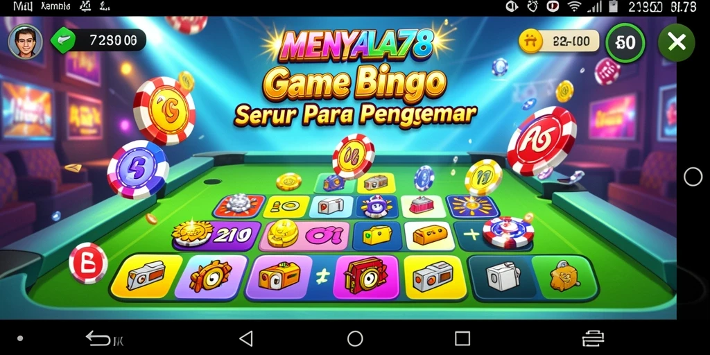 Tampilan gameplay menarik dari MENYALA78 yang penuh warna.