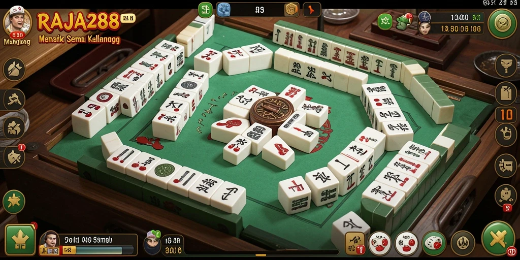 Screenshot utama RAJA288 menampilkan gameplay Mahjong yang seru dan menantang.