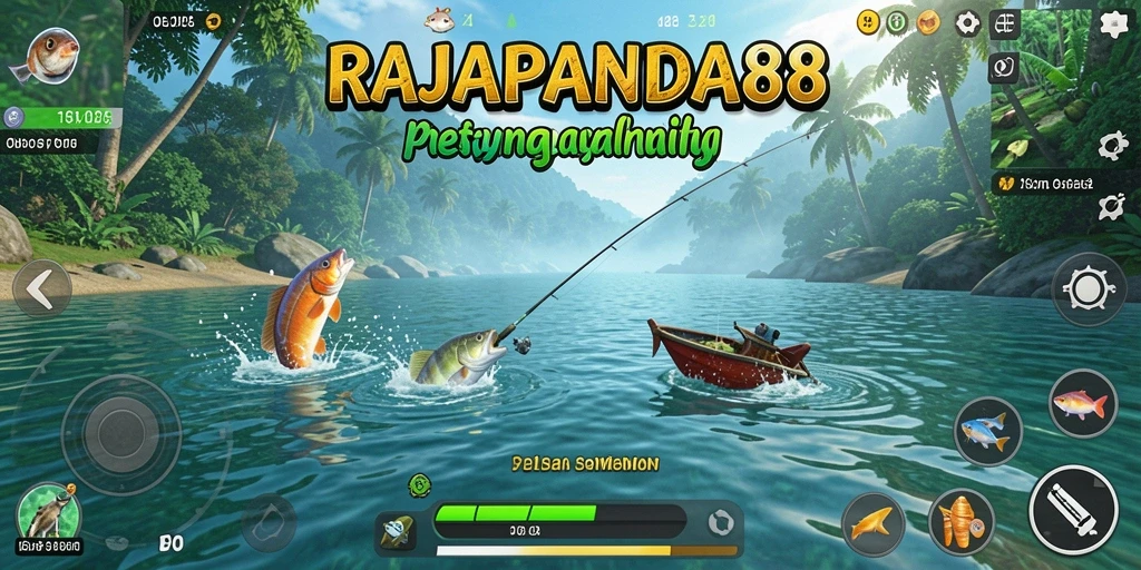 Gameplay Fishing yang menarik dan menantang di RAJAPANDA88.
